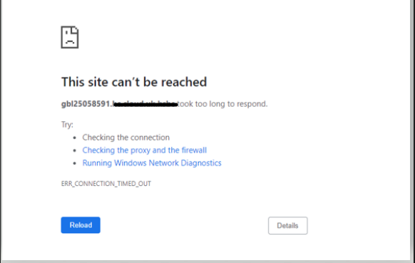 Data360 Analyze: URL took too long to respond