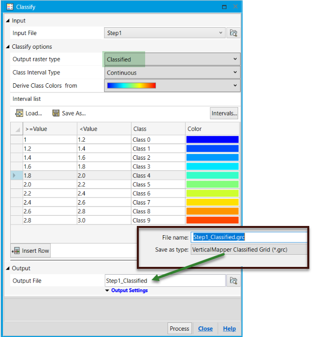 Converting Geotiff Image Raster To Classified Raster Using Mapinfo Pro Advanced