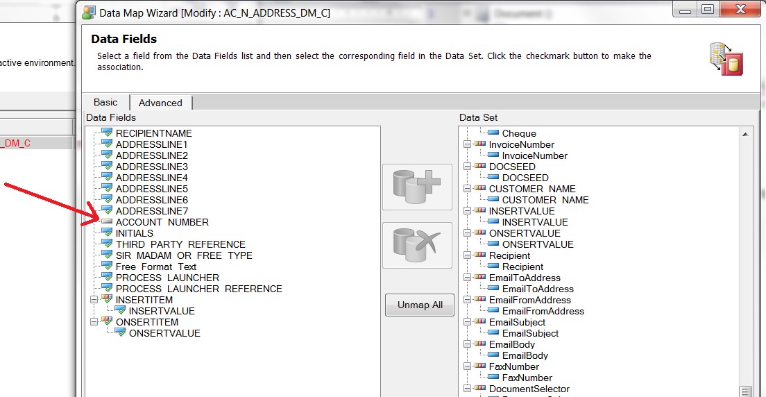 How to identify unmapped data dictionary fields when publishing