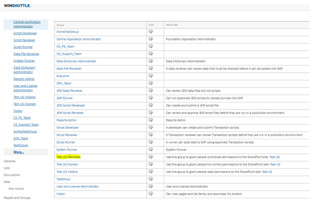 How to add a user to a forms site or the winforms Site in foundation