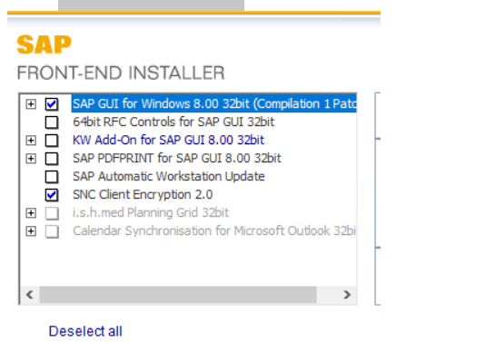 SAP GUI for Windows 8.00: 64bit version coming (in addition to the