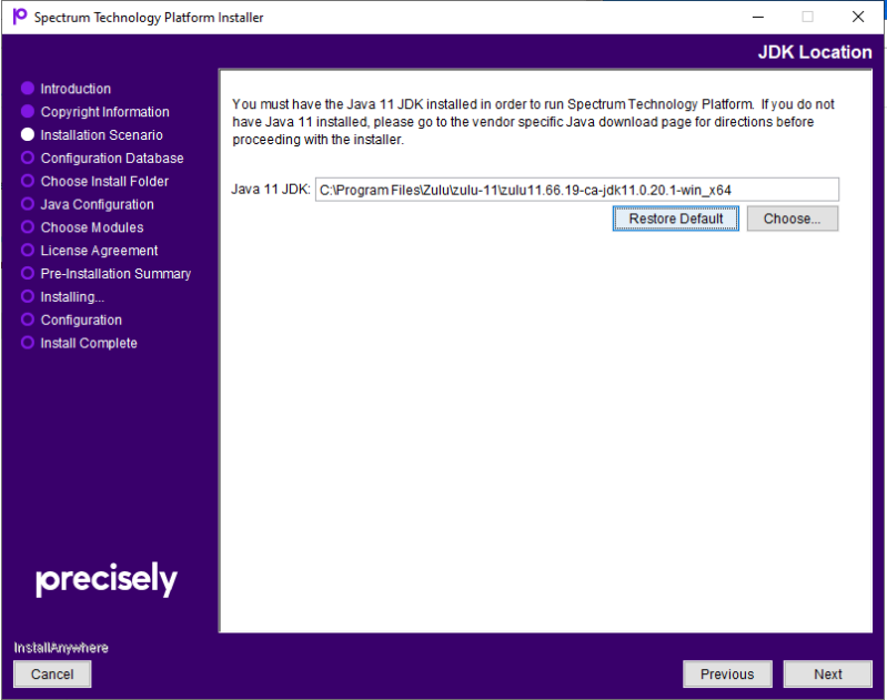 Spectrum v23.1 install wizard dialog box does not proceed after status ...