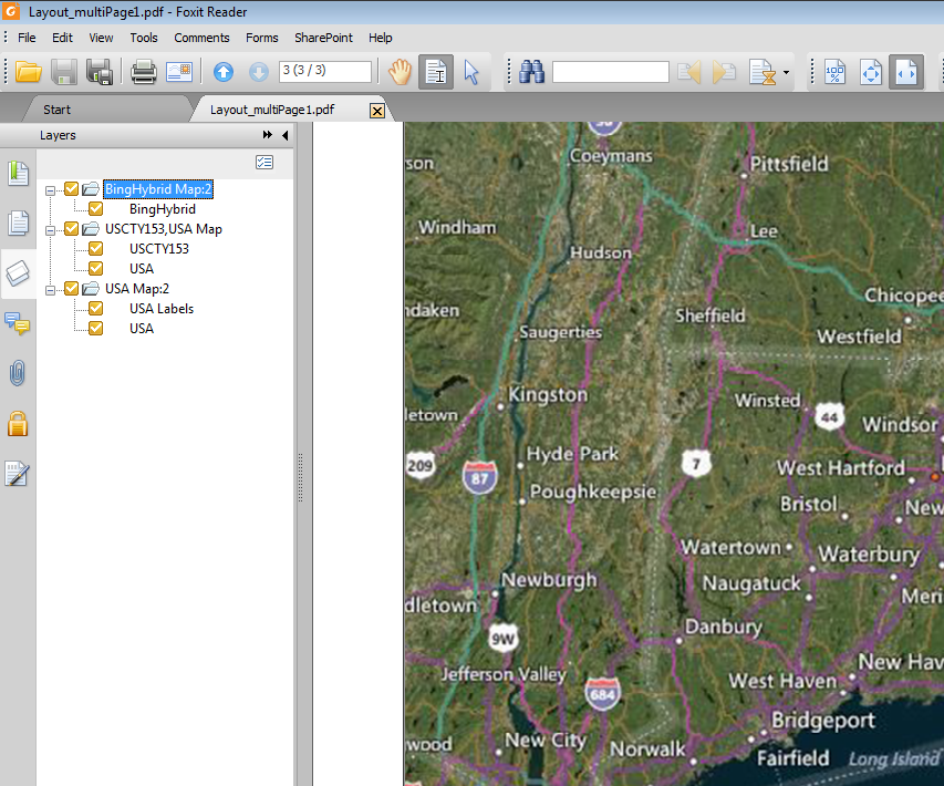 Creating multi-page layouts in MapInfo Pro 64-bit