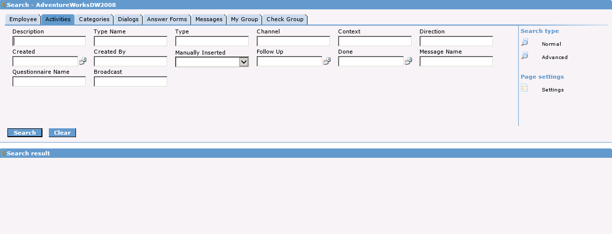 How to hide fields in 'Customer View' in Portrait Dialogue