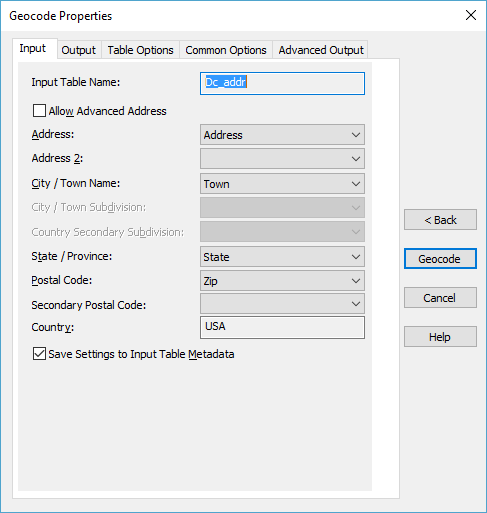 Geocoding with MapInfo Pro 64-bit using Spectrum OnDemand