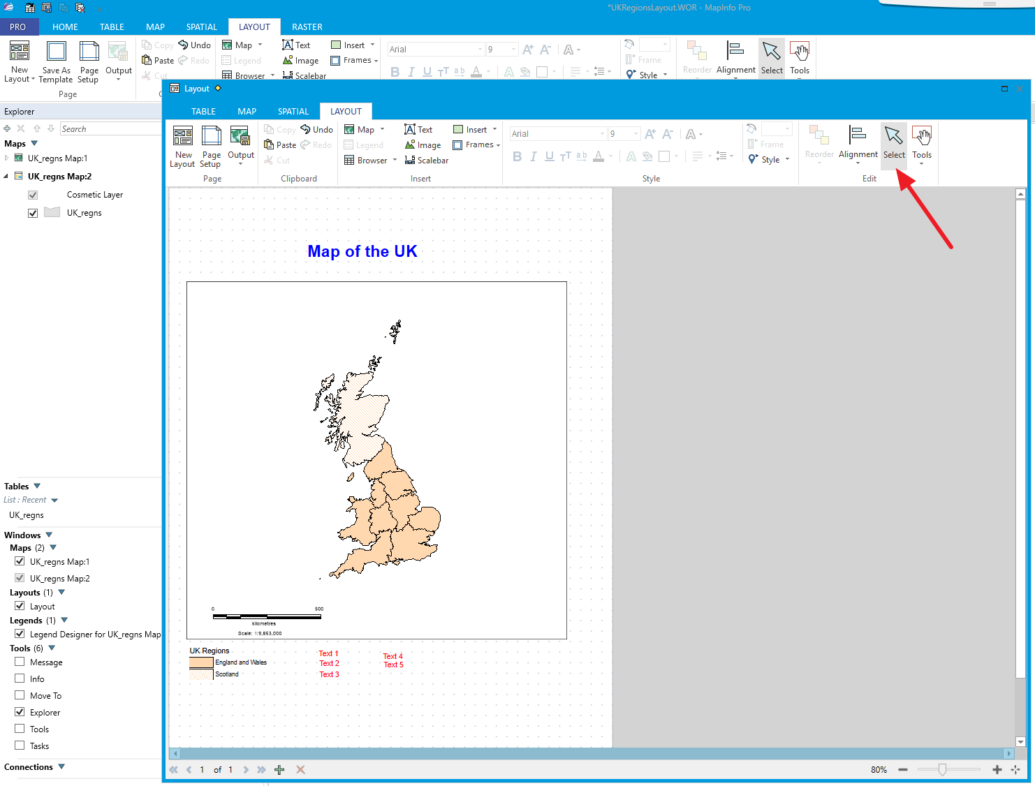 Selecting multiple objects in a Layout window using Marquee Select in ...