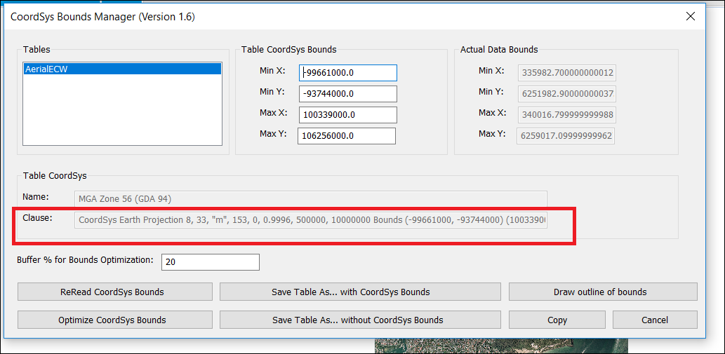 'Projection not supported' message while adding an ECW file in Spectrum ...