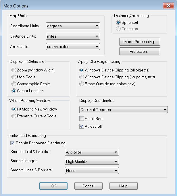 Changing units of measure in MapInfo Pro