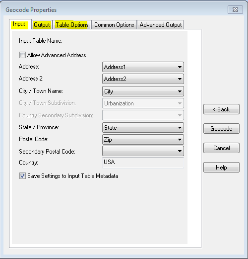 Geocoding with MapInfo Pro against Spectrum OnDemand