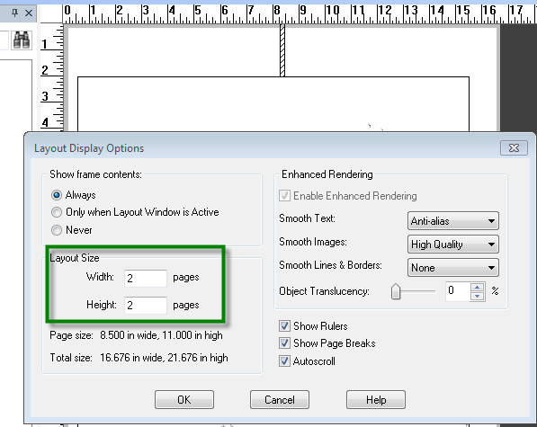Is there a way to extend a large map in multiple pages of Layout in ...