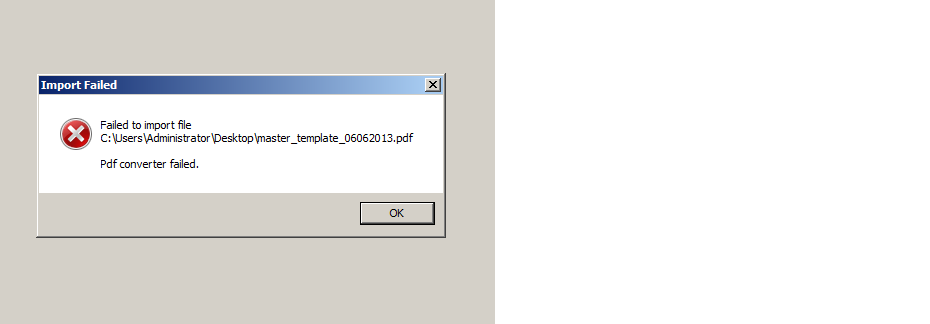 Resolve error 