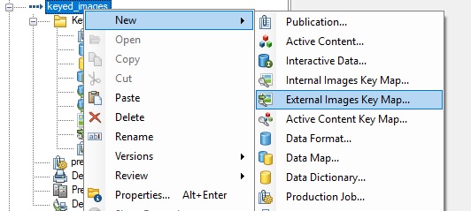 Creating and deploying external keyed images in EngageOne Designer ...