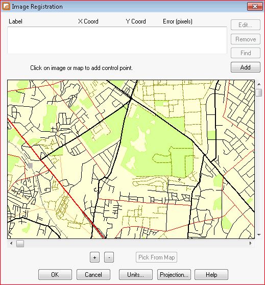 Registering a Raster file in MapInfo Pro