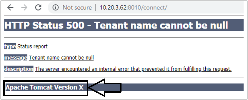 Hiding Apache Tomcat version number from HTTP error pages of Spectrum ...