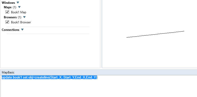 How to create lines from pairs of x/y coordinates in MapInfo Pro