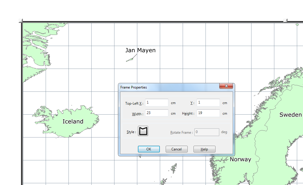 Resolve mismatch between layout grid and frame positions in MapInfo 64-bit