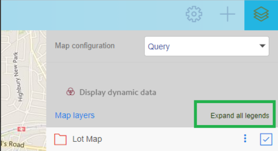 Control expansion or collapse of map legends in Spectrum Spatial Analyst