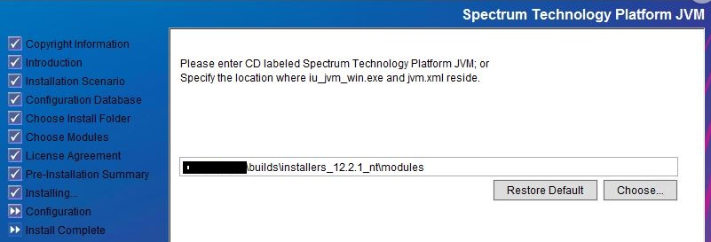 Installing Spectrum without downloading complete installer
