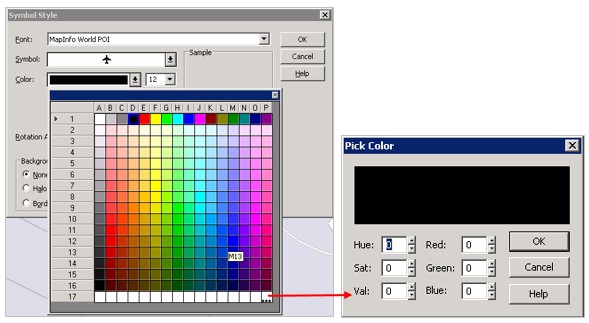 Editing the Style of Map Objects in MapInfo Pro
