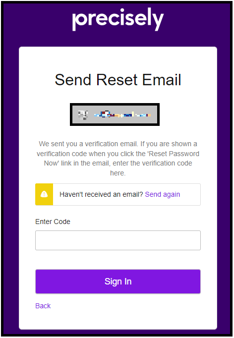 Reset Your Password