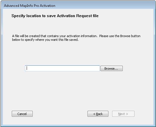 Activating a node-locked license of MapInfo Pro