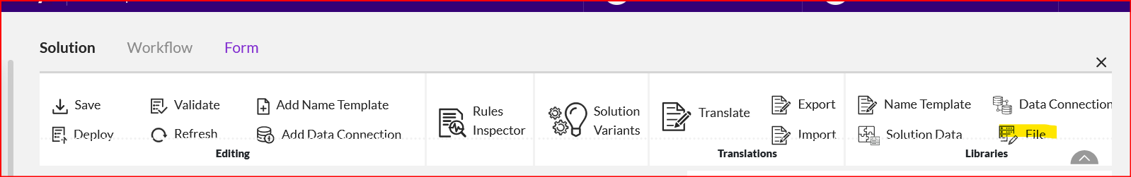 Import CSS in the Evolve Solutions