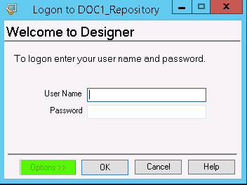Resolve Designer Logon Failure User is unknown.