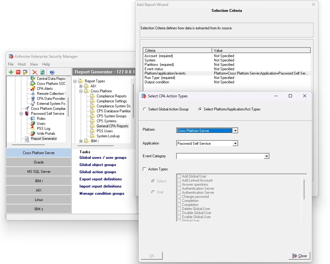 Can Enforcive Cross Platform Security Report Generator report on ...