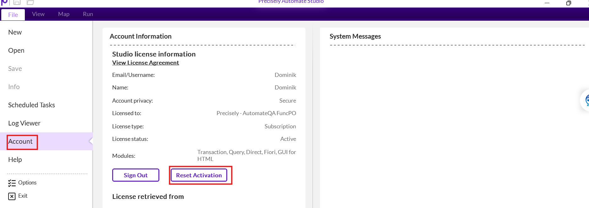 Switching Environments in Automate Studio and Evolve