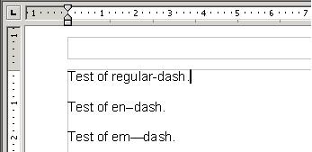 How to use various dash characters in EngageOne Compose Designer