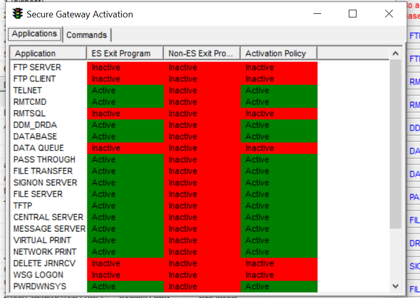 Activation Policy Functionality on Secure Gateway Activation
