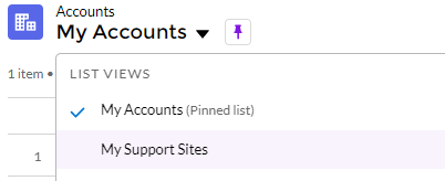 How to locate My Support Site account - Admin only