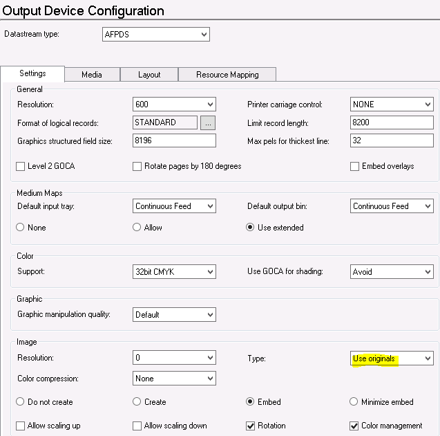 How to enrich AFP output streams with PDF files in Designer