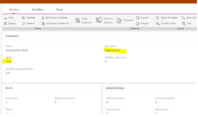 Automate Evolve- How to get the Description and Author Fields in ...