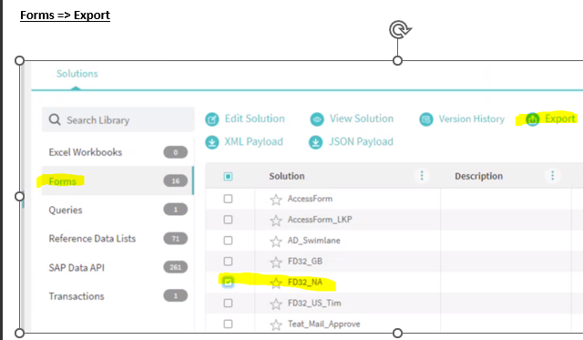 Migrate the SAP Data APIs from Evolve QA to Evolve DEV in Automate Evolve