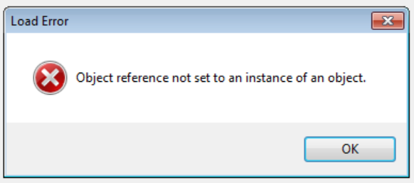 'Object reference not set to an instance of the object' message in ...